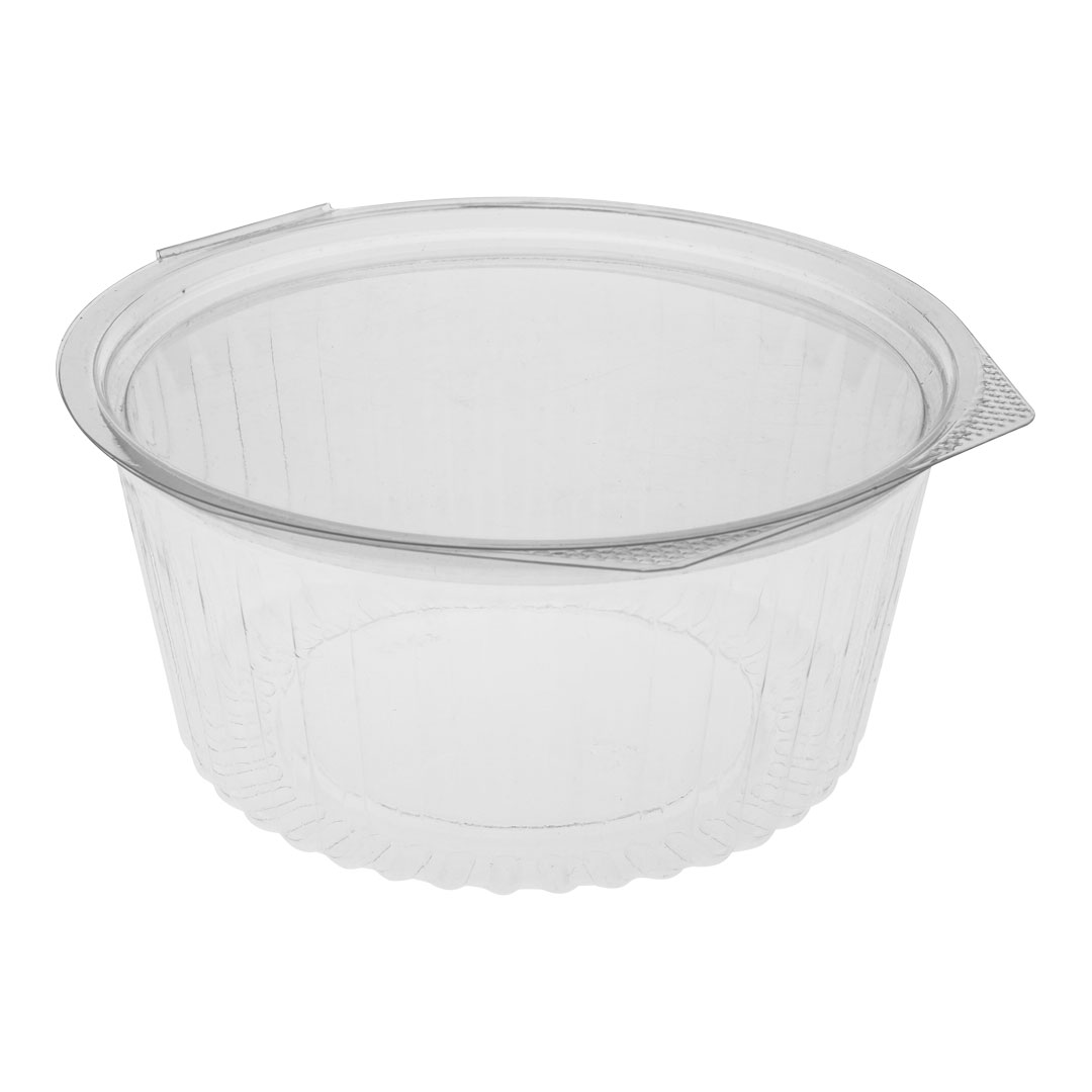 PET Flat Hinged Shobowl Containers