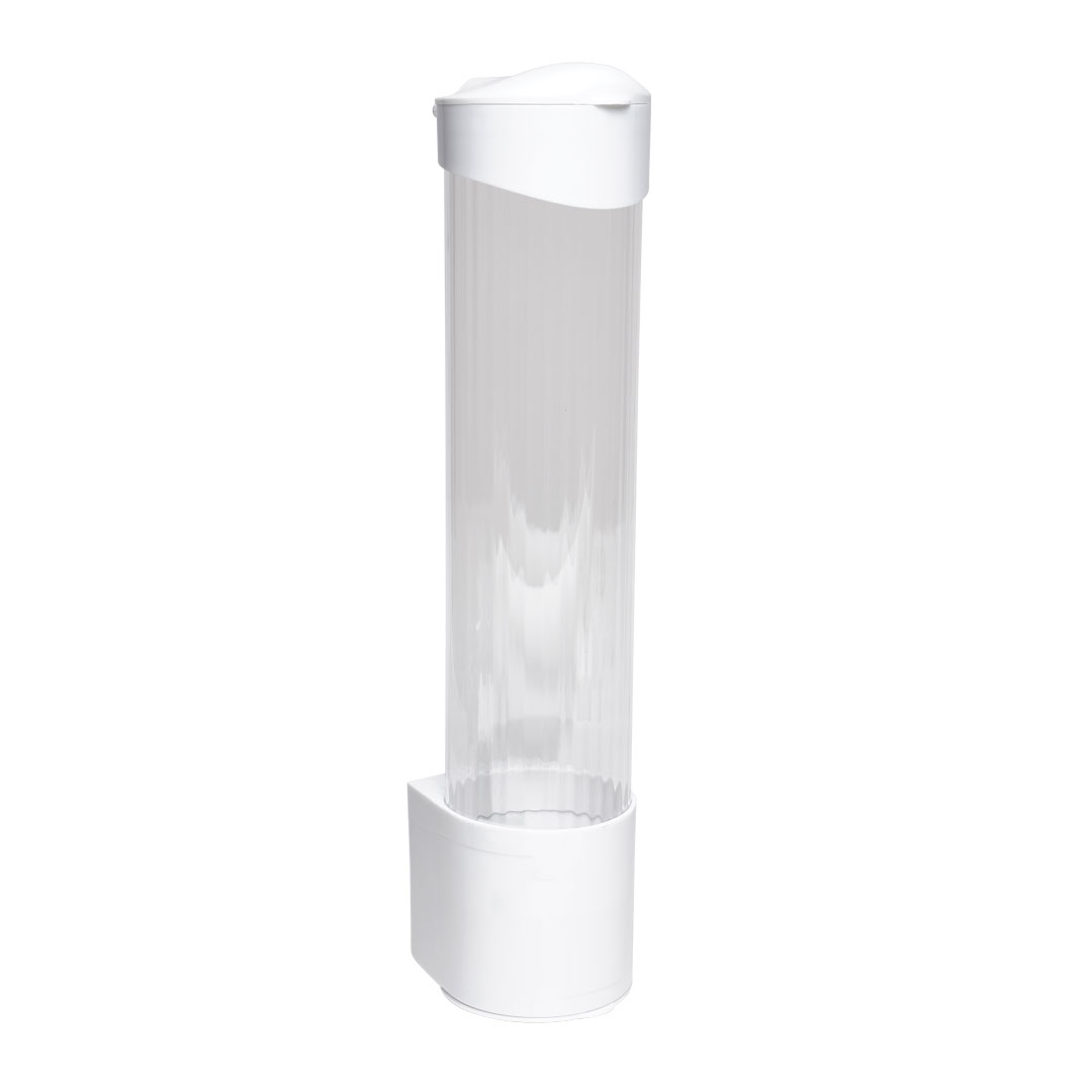 White Drinking Cup Dispenser